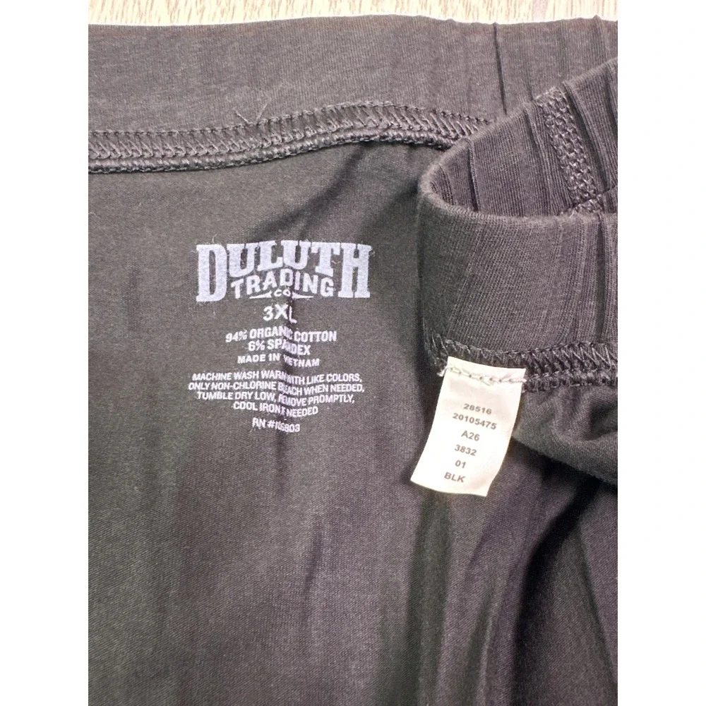 Duluth Trading Co Free Range Mens Black Organic Cotton Boxer Briefs 3XL 28516